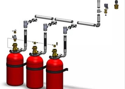FM-200 Gazlı Söndürme Sistemi